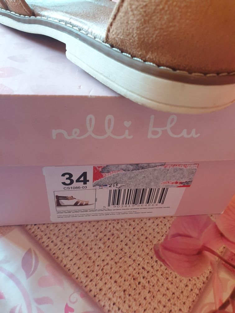 Sandale nr.34 nelli blu