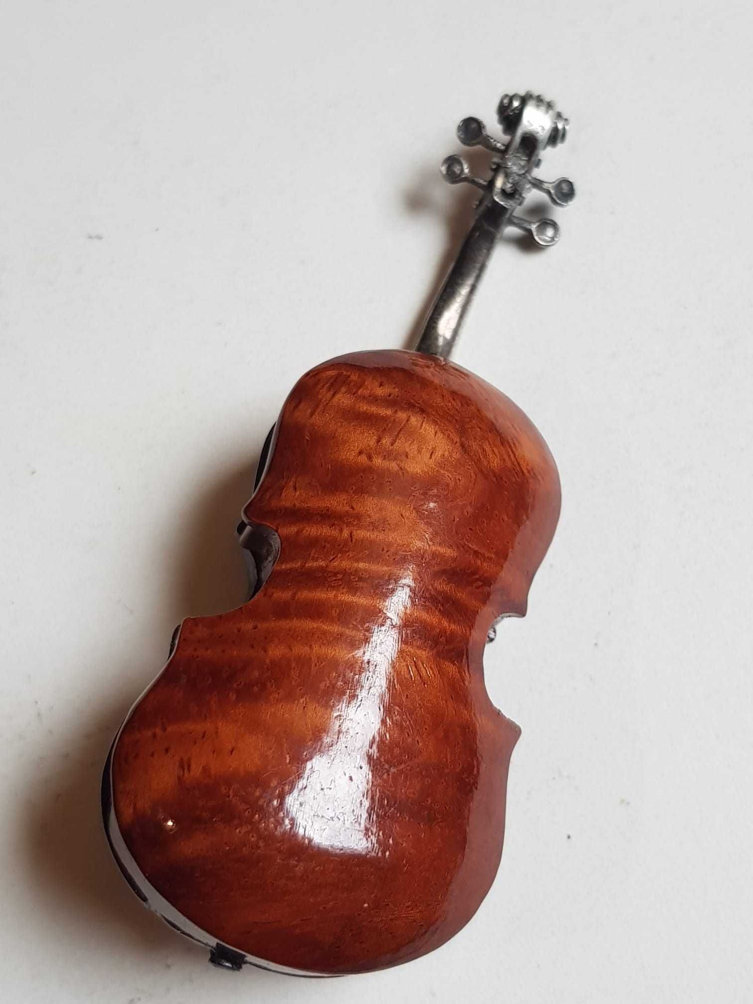 Miniatura vintage vioara italiana