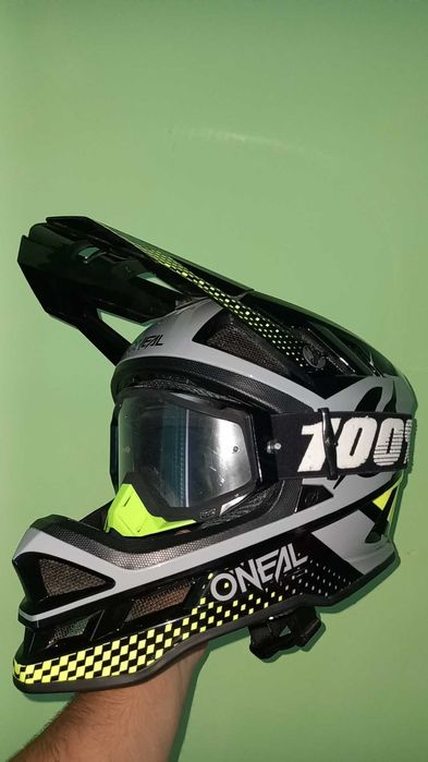 Каска за спускане(Downhill) O'Neal+маска 100%