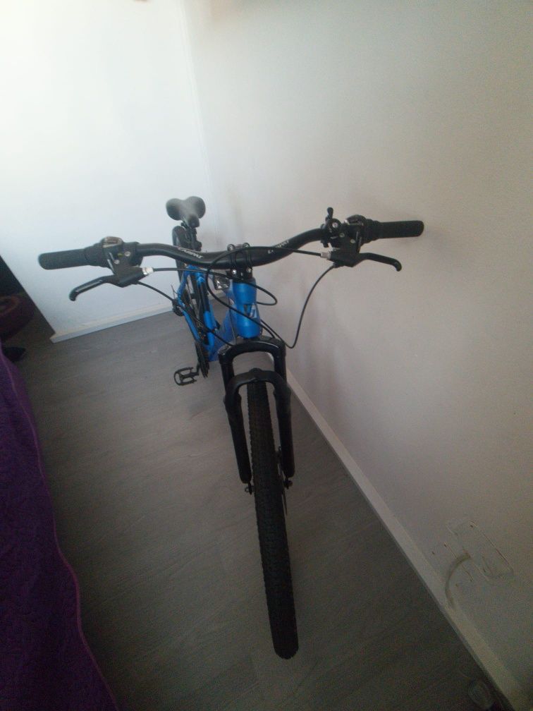 Bicicleta carpat albastră