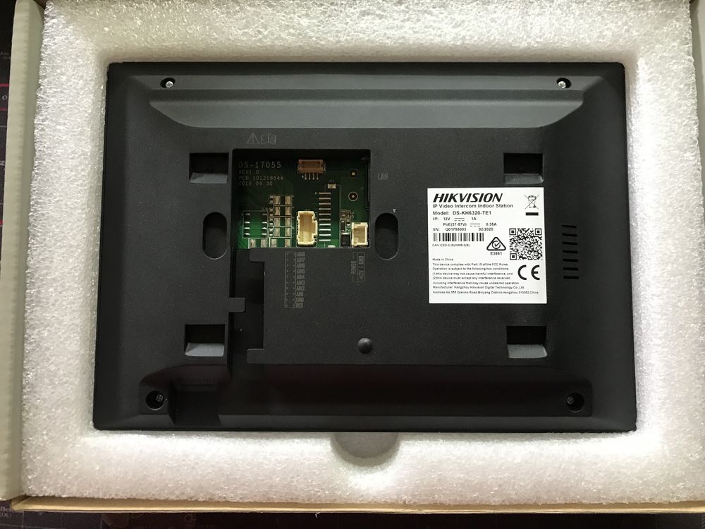 Домофон Hikvision DS-KH6320-TE1 монитор