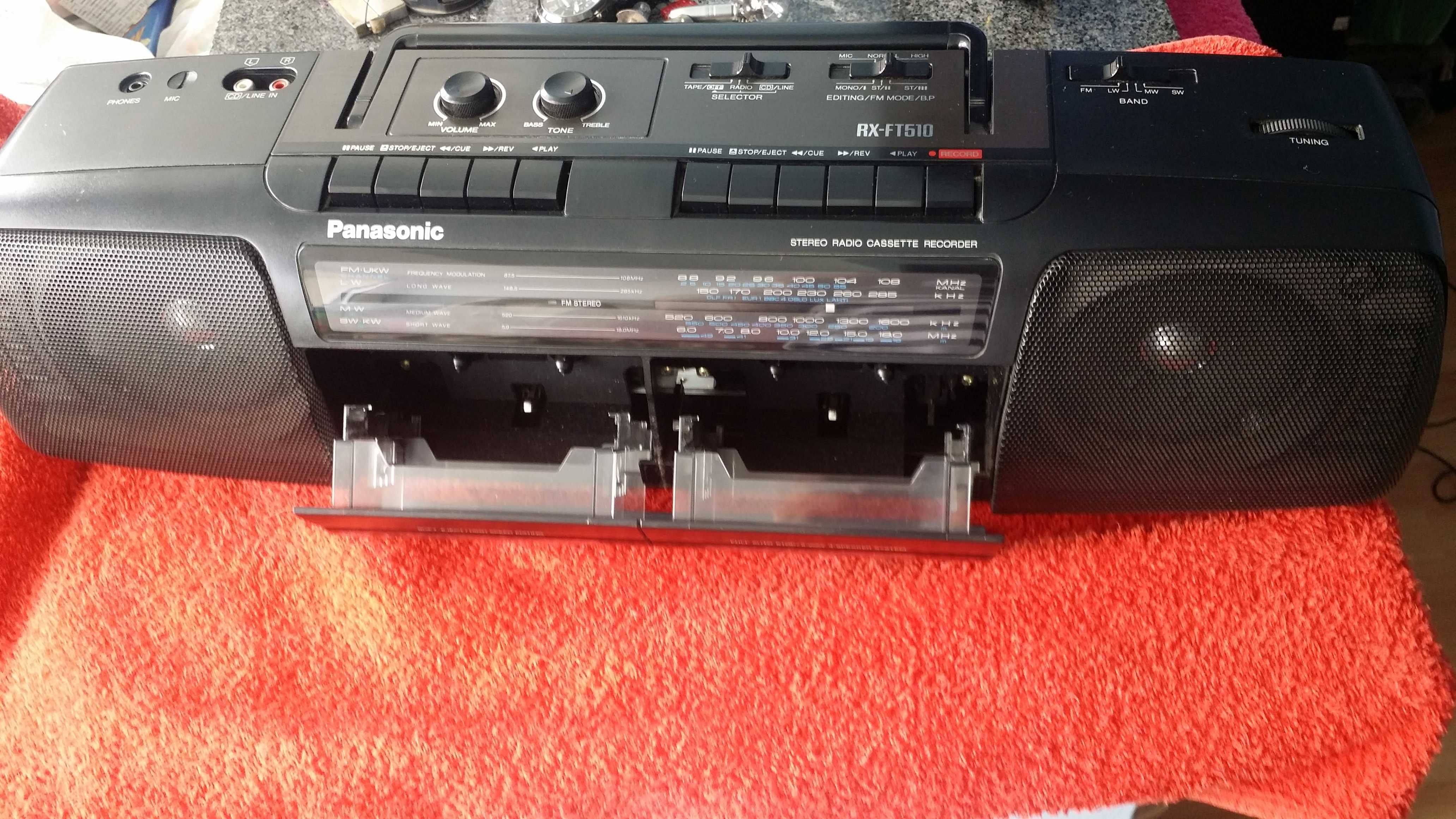 Radiocasetofon Dublu Panasonic RX - FT 510