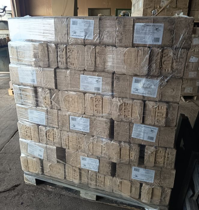 BRICHETE RUF STEJAR  1000 kg/1 palet
