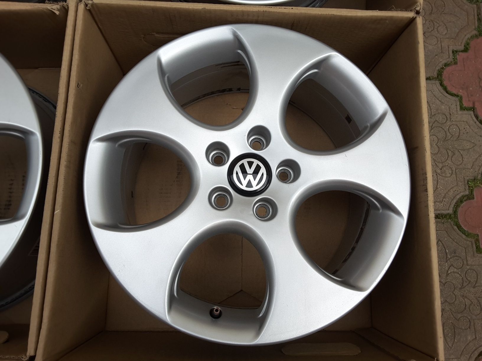 jante aliaj 17; 5x112; originale Vw Golf 5, 6, 7, Touran, Jetta