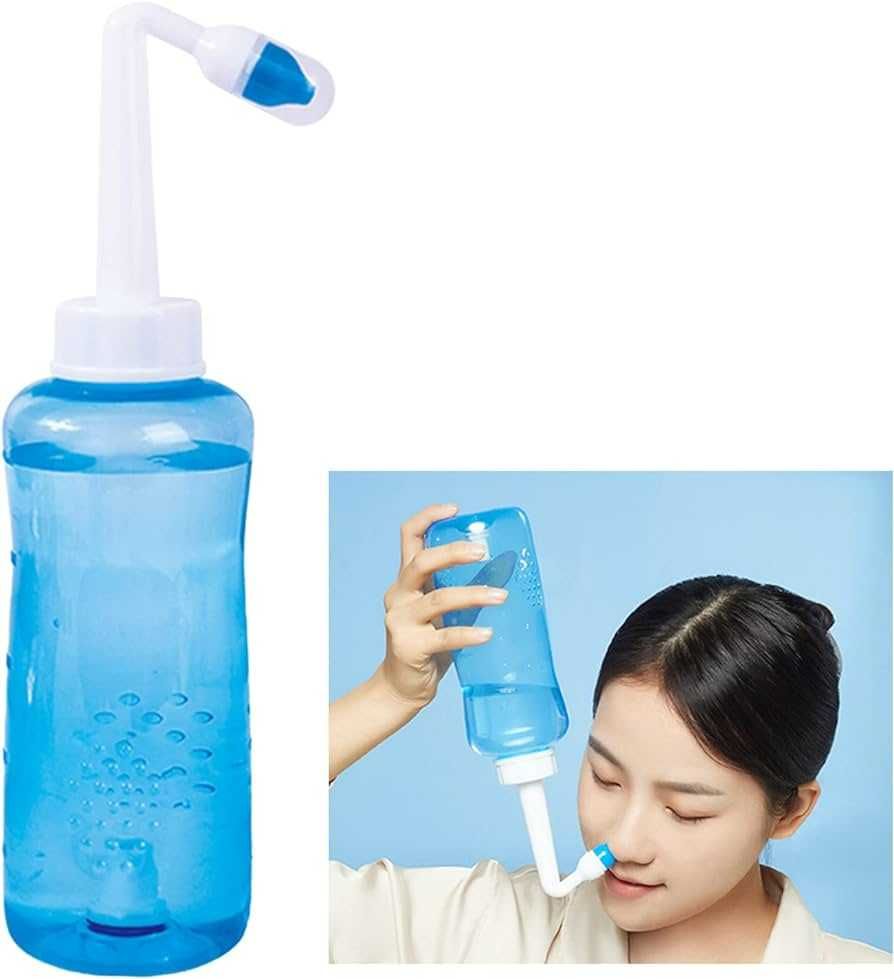 Назален душ за промиване и отпушване на носа, против синузит и хрема