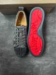 Christian Louboutin Louis Junior Spikes Dark Gray
