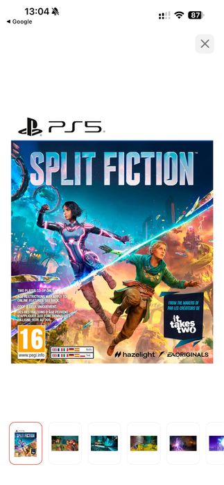 диск ps5; Split Fiction