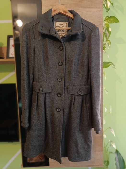 Vand palton lana Mango