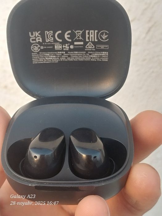 Navushnik Redmi buds play 6 qora rangli