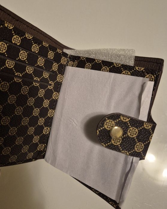 Portofel Dark color coffee barbatesc