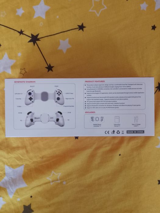 Controller universal pentru smartphone, Gamepad, D11, Bluetooth