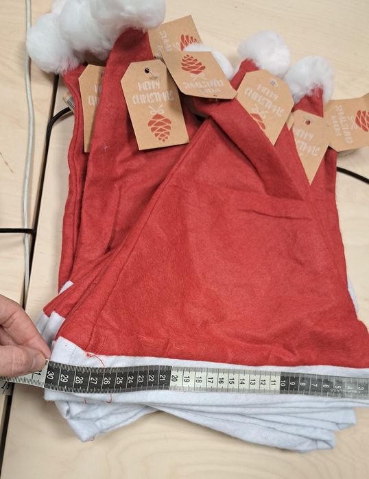 Vand set 50 buc căciula Crăciun