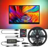 Banda Led SmartTV, Sincronizeaza Culorile prin adaptorul HDMI, ~3.8 m