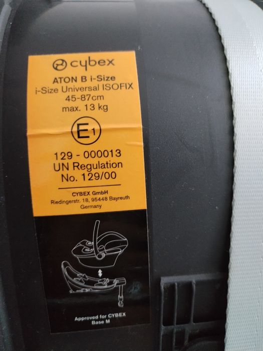 Scoică Cybex Aton B i-size