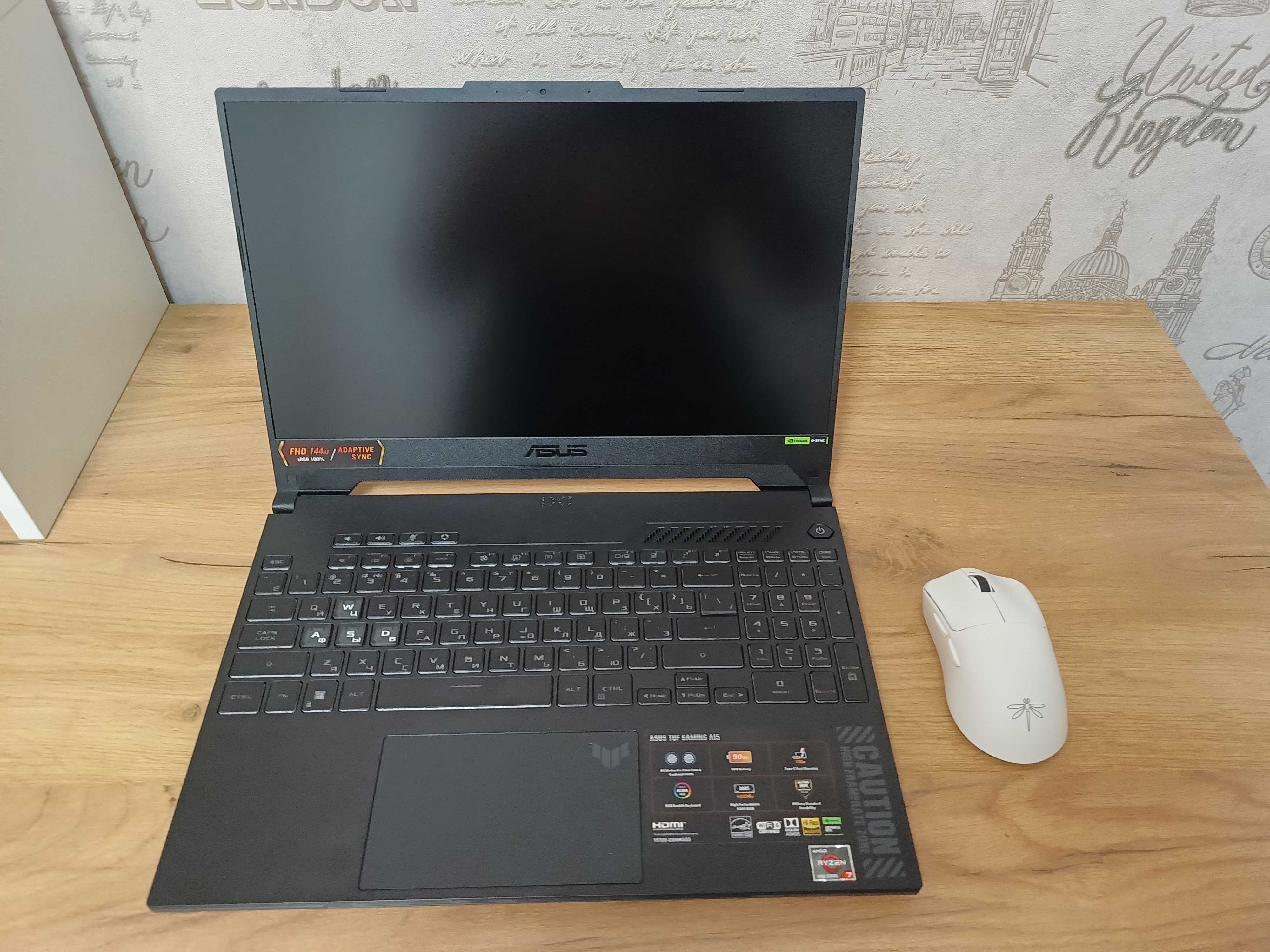 Игровой комплект Asus TUF A15 (FA507NUR) + VGN Dragonfly F1S