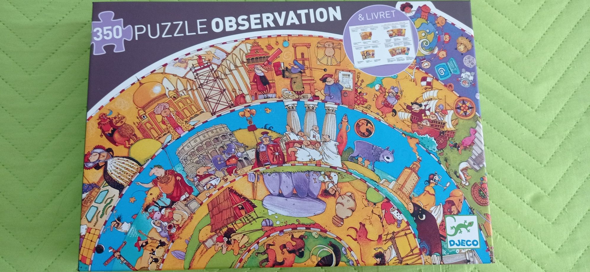 History Observation Puzzle & Booklet - 350 pieces
