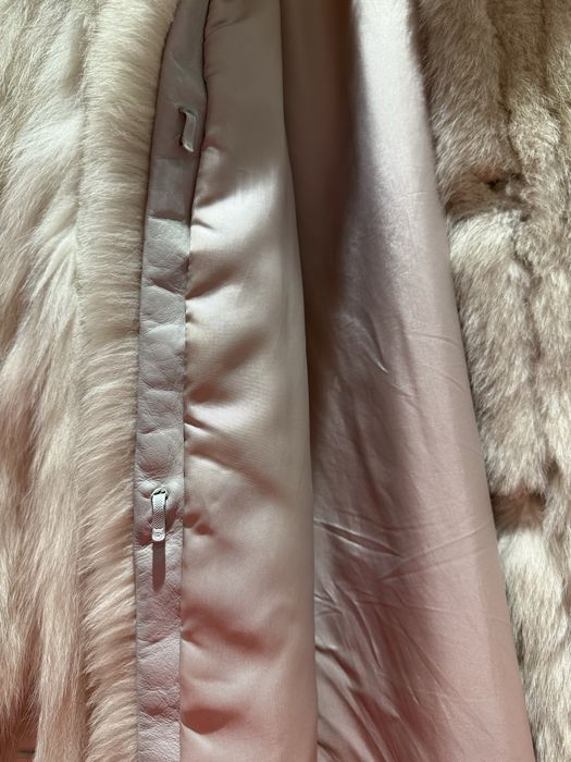 Haină de blană din vulpe argintie