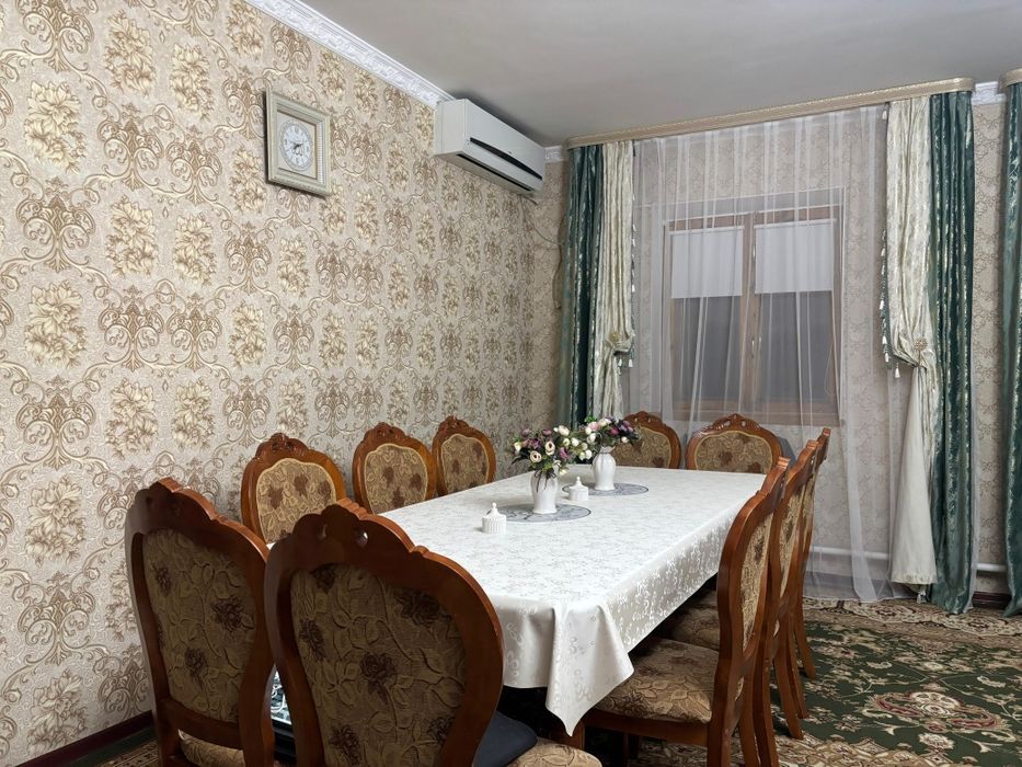 Стол 3 метровый со стульями 150