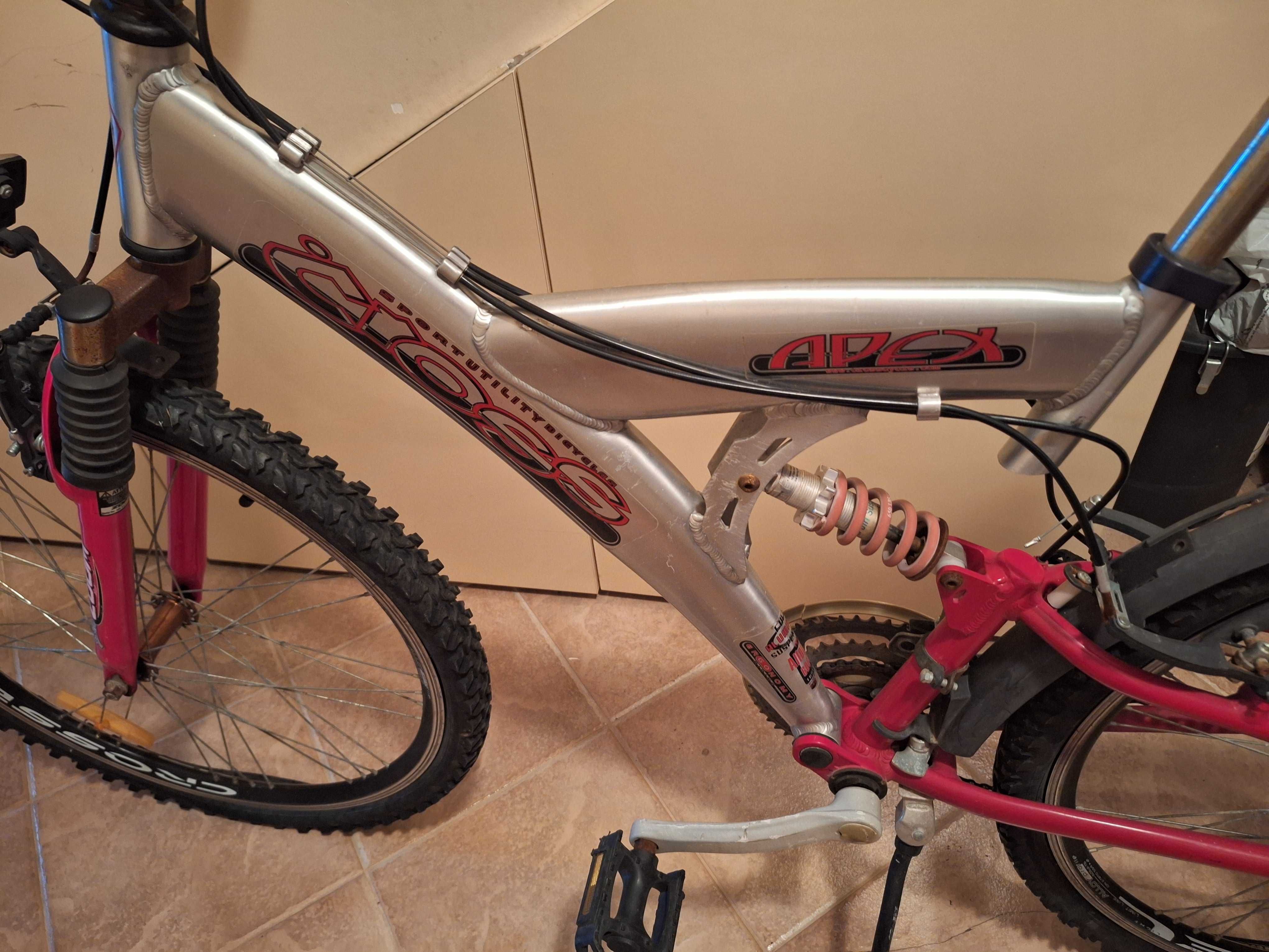Планински велосипед Cross Apex full suspension