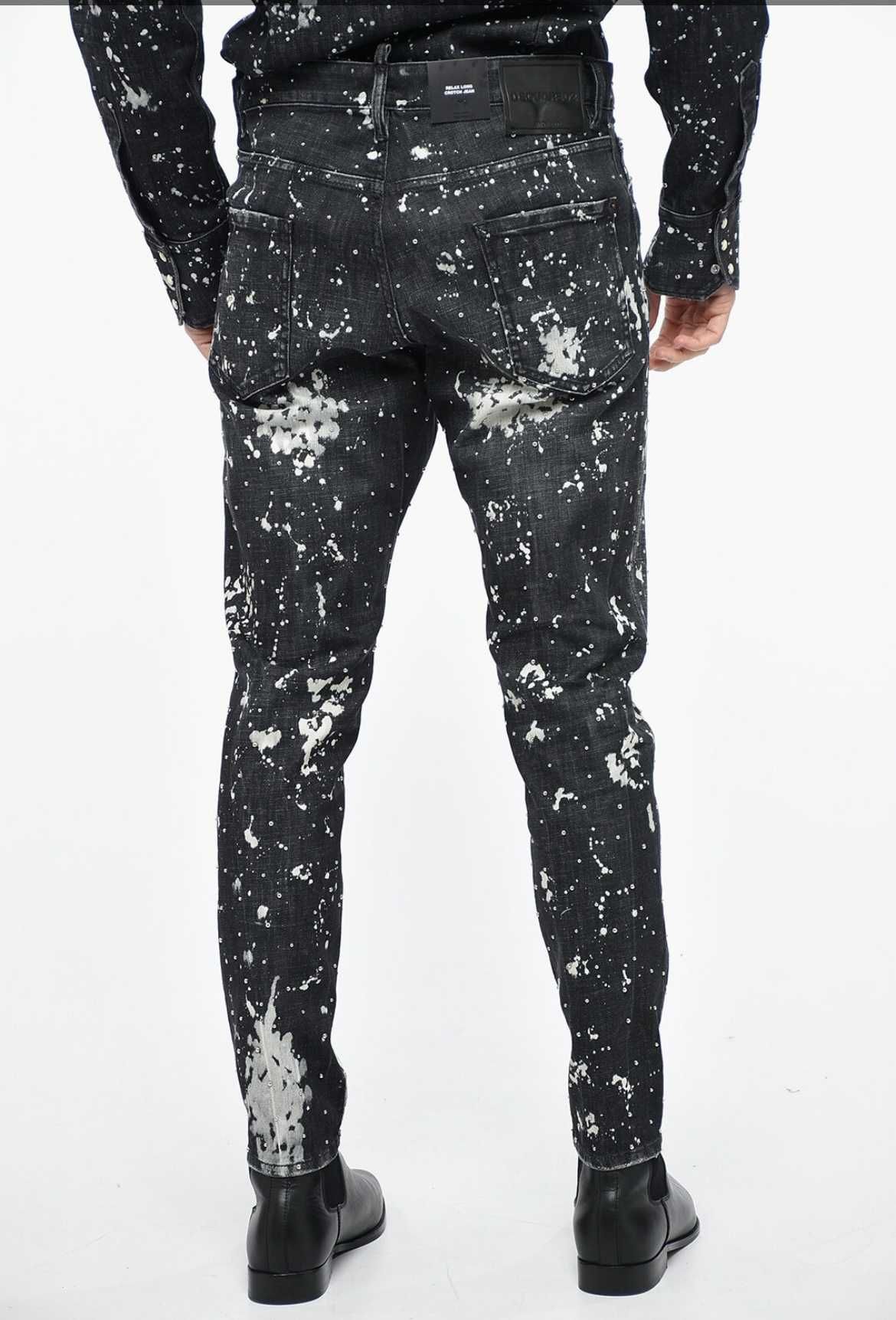 Dsquared2 blugi Relax Long Croch 52-54 italy sau L-XL, retail 985 euro