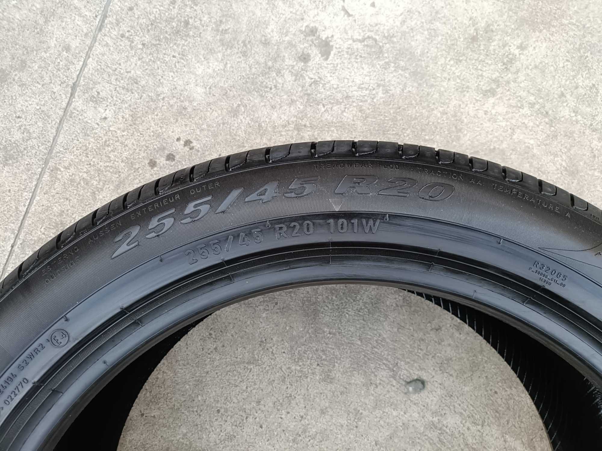 O anvelopa vara 255 45 20 pirelli scorpion verde profil 8,5 mm
