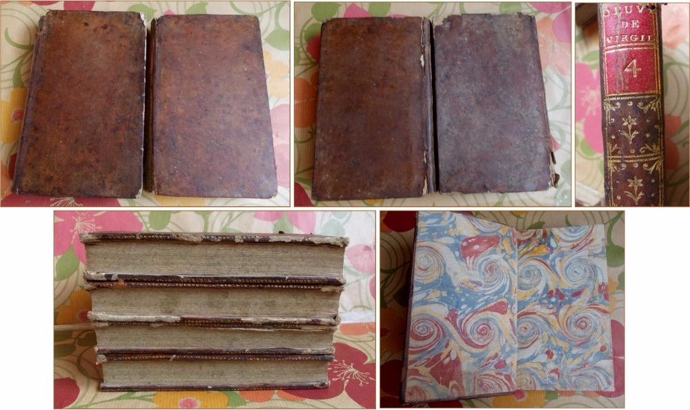 Les oeuvres de Virgile en latin et en francois (1780) - 4 vol