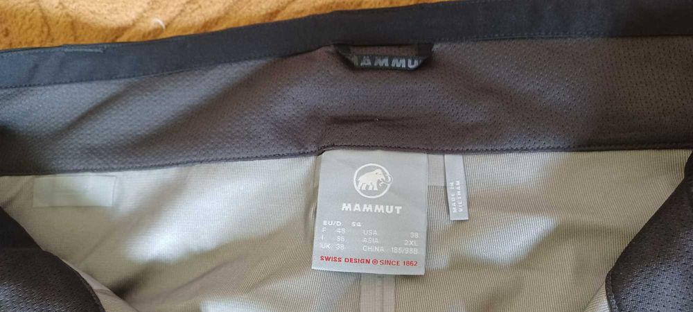 Vand suprapantaloni Mammut Masao HS pt schi alpinism