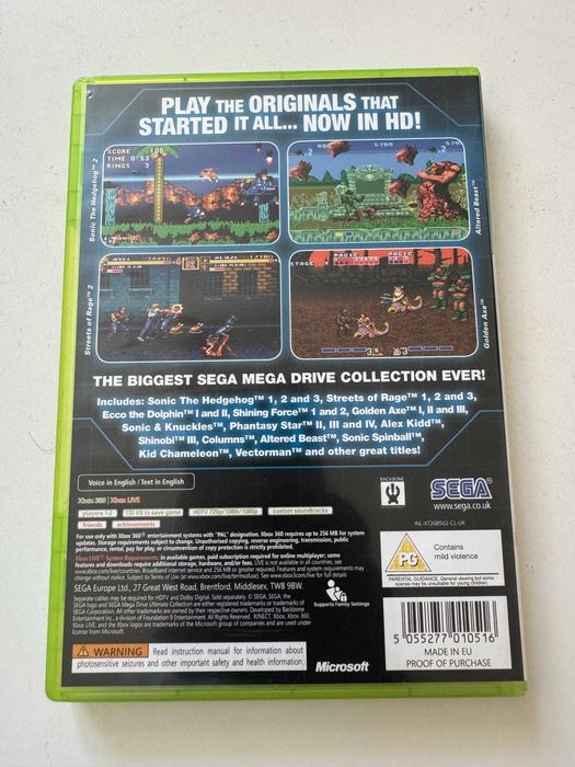 Sega Mega Drive Ultimate Collection за Xbox 360