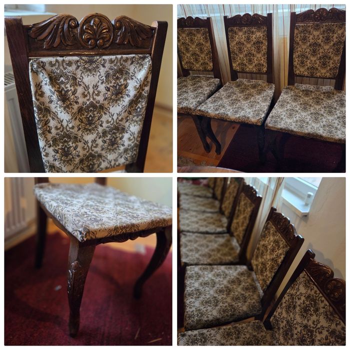 Set mobila lemn masiv