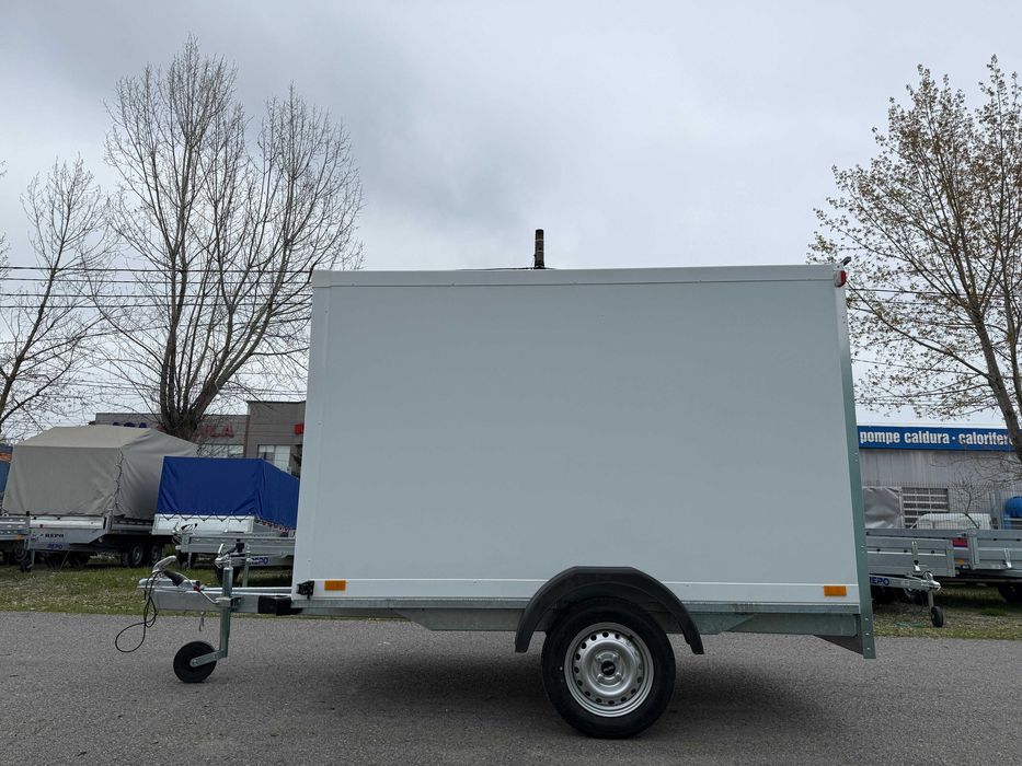 Remorca Furgon 2515/15/15 750 kg,RAR si nr rosu Gratuit,premium