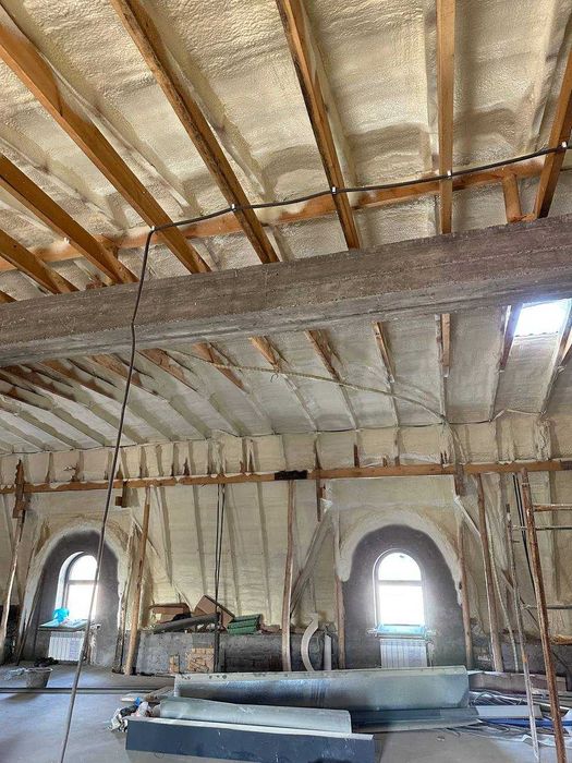 Утепление пеной Пенополиуретаном Pena Sepish