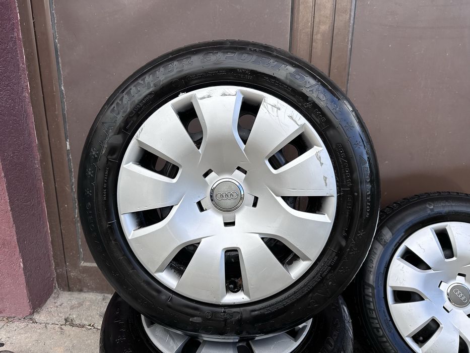 Jante Roti 5x112 205/60/R16 Anvelope iarna Audi Volkswagen VW Seat sko