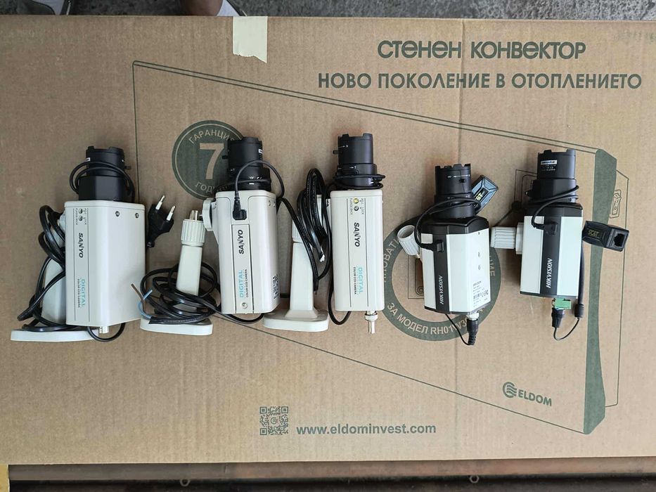 Камери за видеонаблюдение – 5 броя