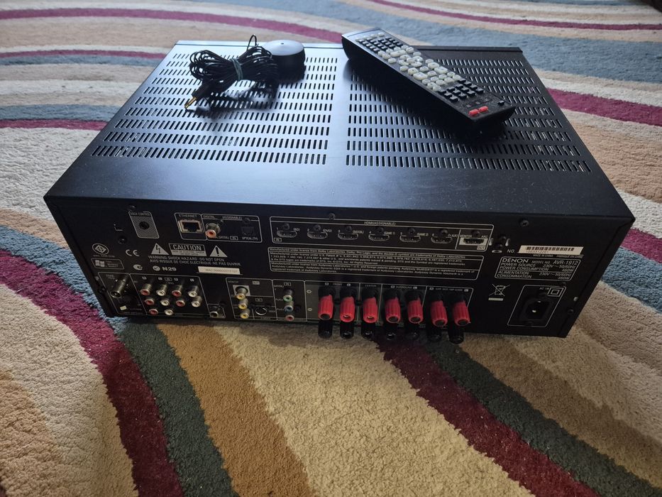 Receiver Denon 1912,statie Denon,amplificator AVR ca nou,125w canal