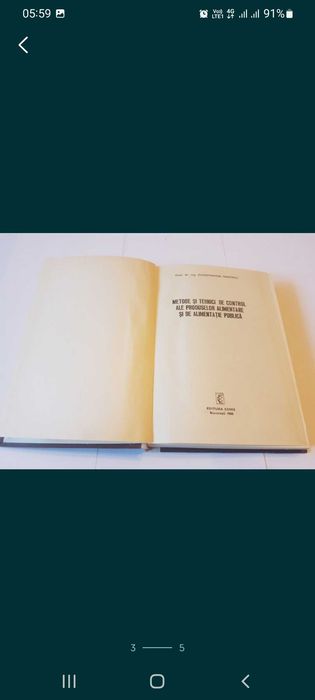 Metode si tehnici de control ale produselor alimentare