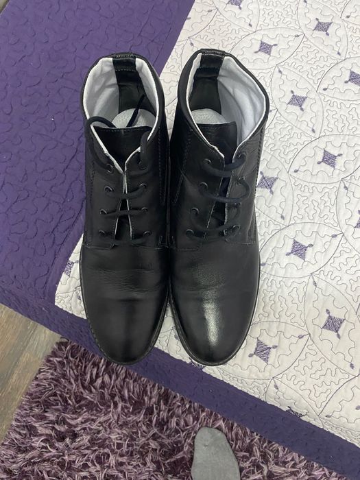 Ghete bărbați din piele naturală