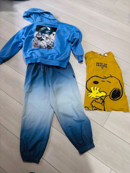 Сетове яке панталон блуза 134 см