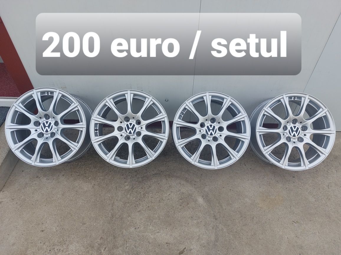 Set jante aluminiu r16/ Vw Audi Skoda Seat Mercedes / 5x112