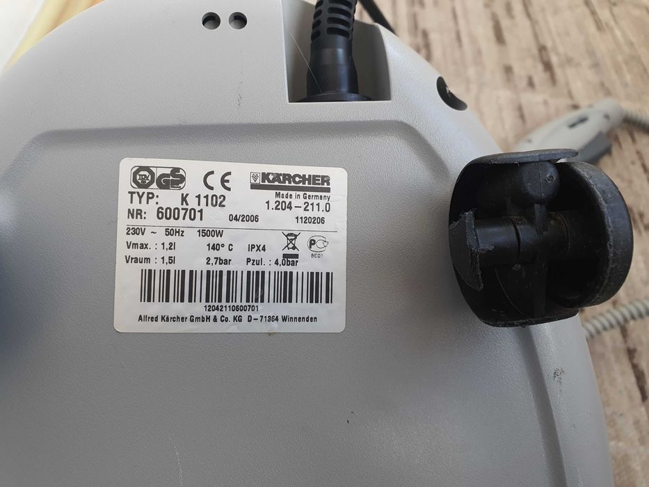 Aparat de curatat cu abur Karcher K1102 Made in Germany