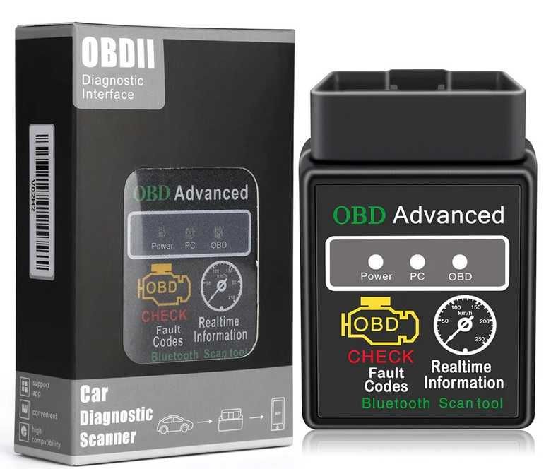Interfață auto diagnosticare Bluetooth OBDII V1.5, Mini ELM327 OBD2
