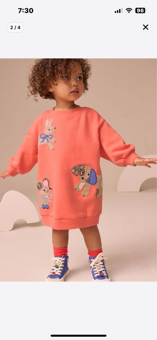 Нова рокля(туника), размер 5-6г. Next