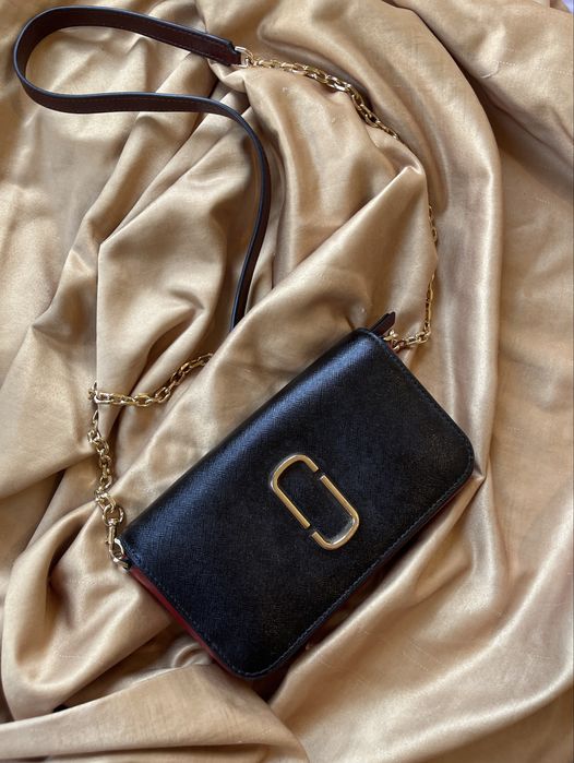 Оригинална чанта marc jacobs snapshot wallet on chain