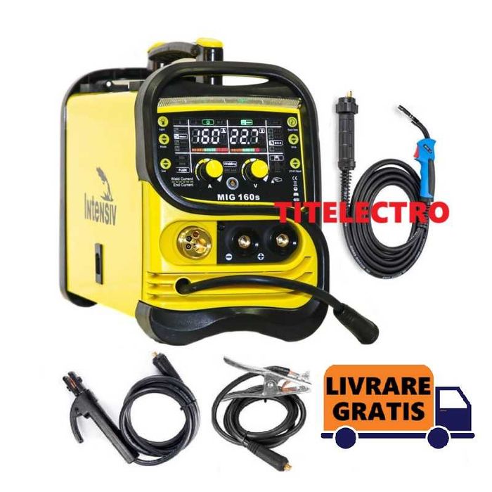 Aparat sudura cu sarma MIG 160s INTENSIV argon CO2 corgon sau fara gaz