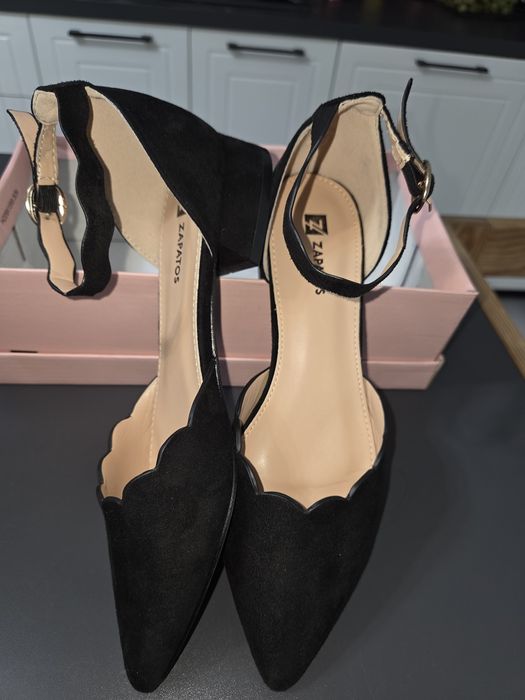 Pantofi cu toc mic Zapatos marimea 37