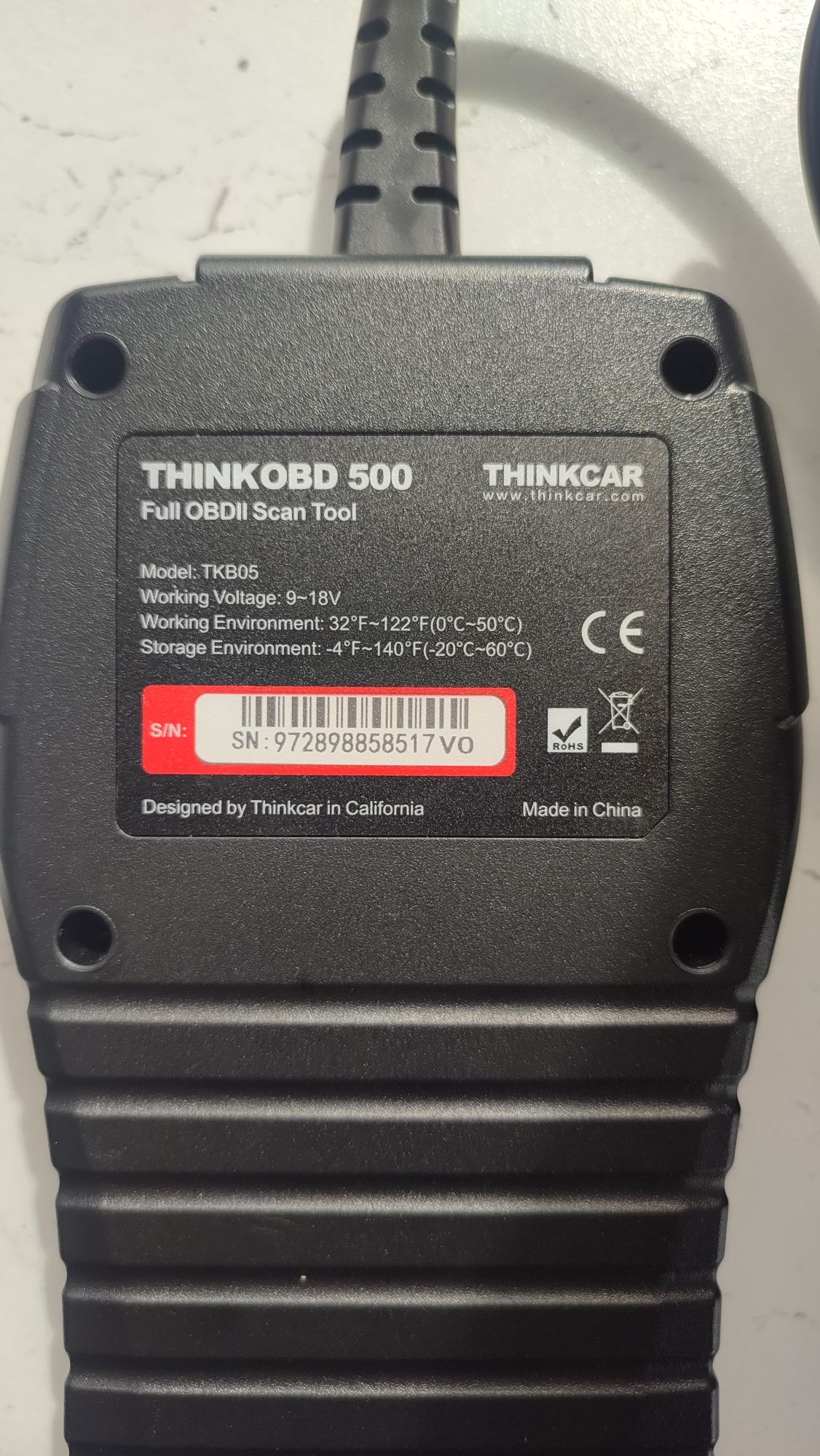 Thinkobd 500 автомобилна диагностика