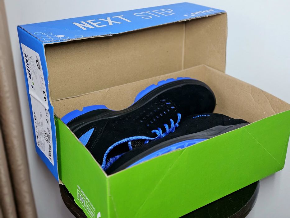 Atlas SL 40 Blue ESD – Pantofi de protecție noi, cu etichetă și cutie