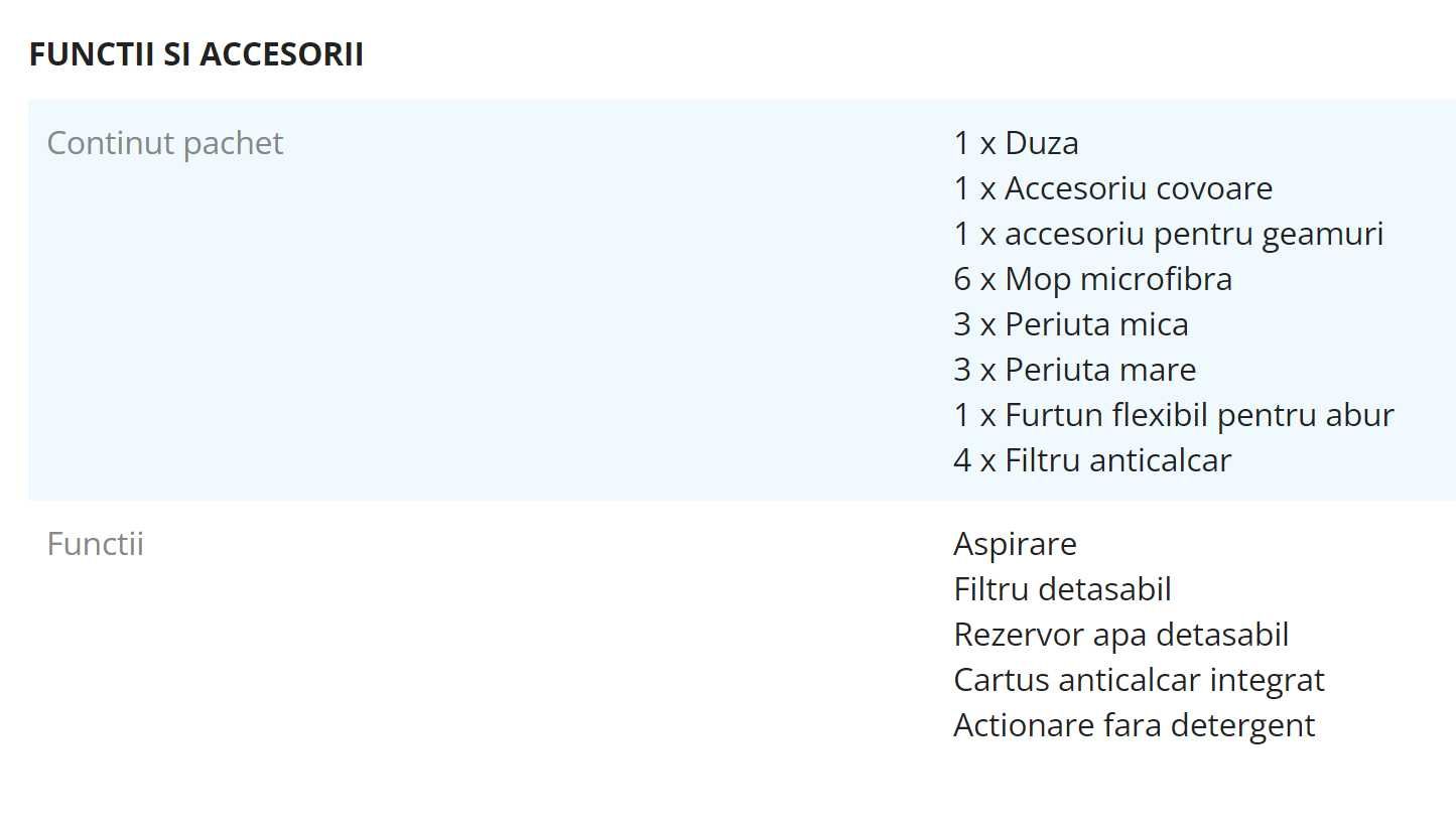 Aspirator cu abur Rowenta RY8561WH Clean & Steam, 1700 W, in garantie