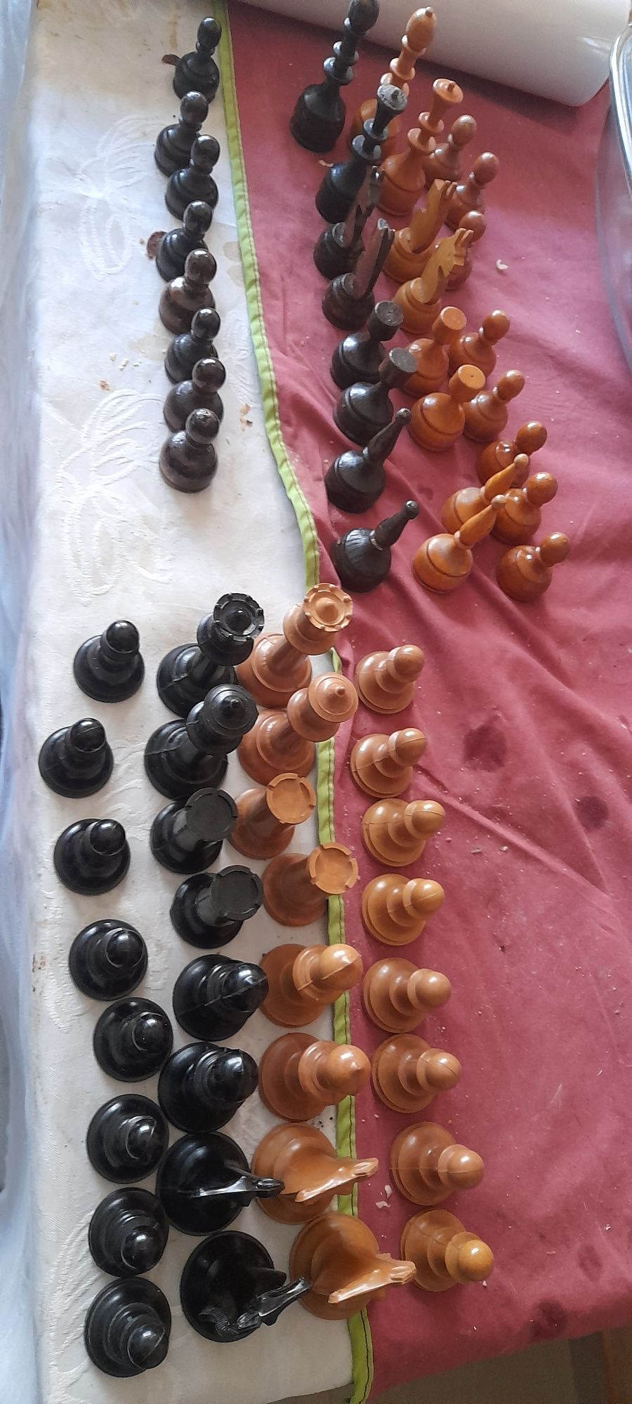 Табла и шах за игра дървена туристическа фигури за шах кокални зарчета