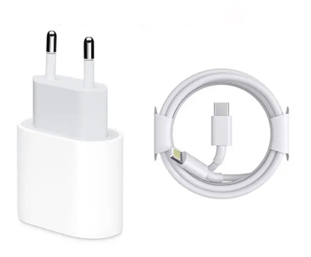 Зарядно за Iphone Fast Charge - комплект, Type C, Lightning