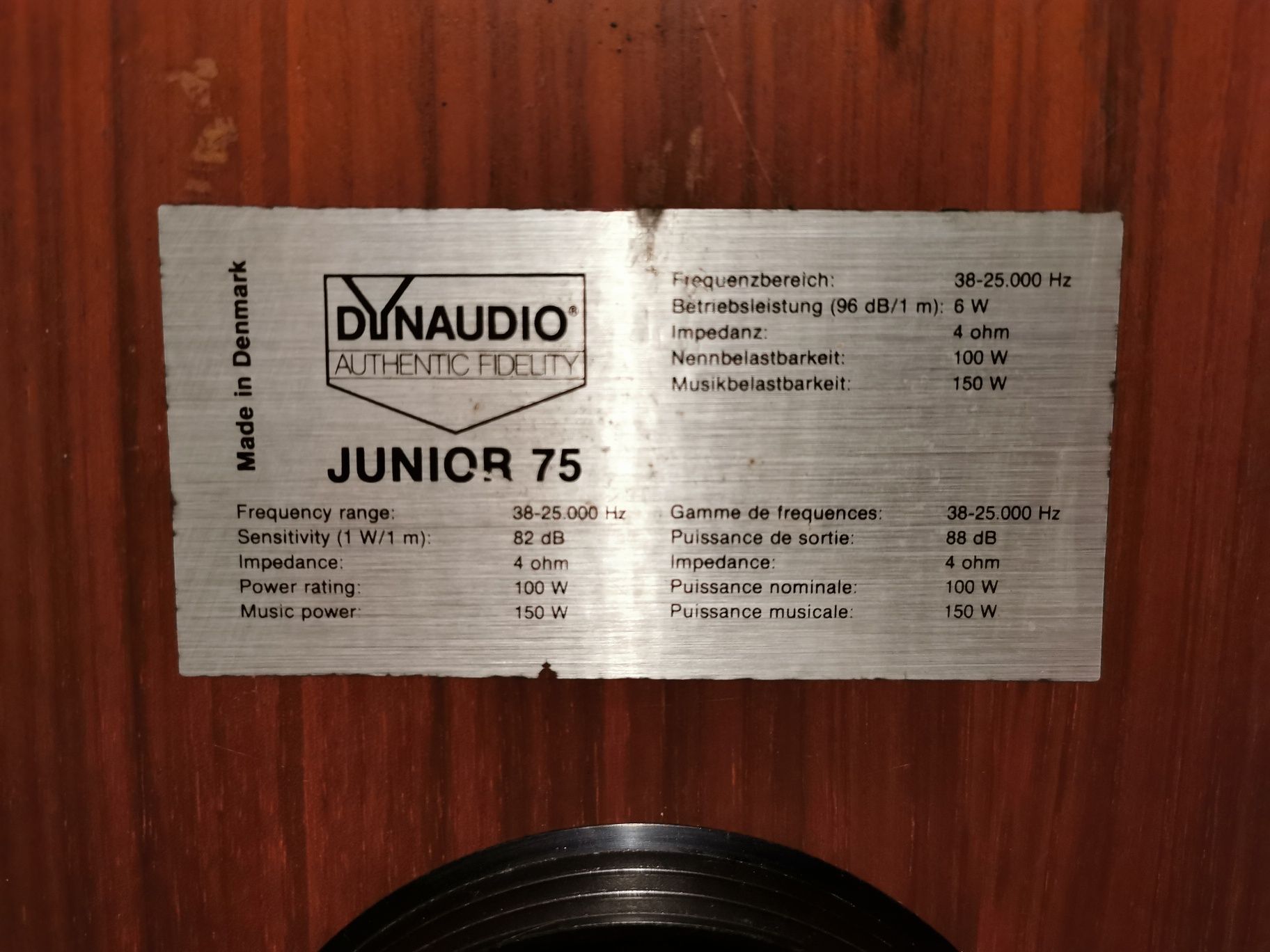 Тонколони Dynaudio Junior 75